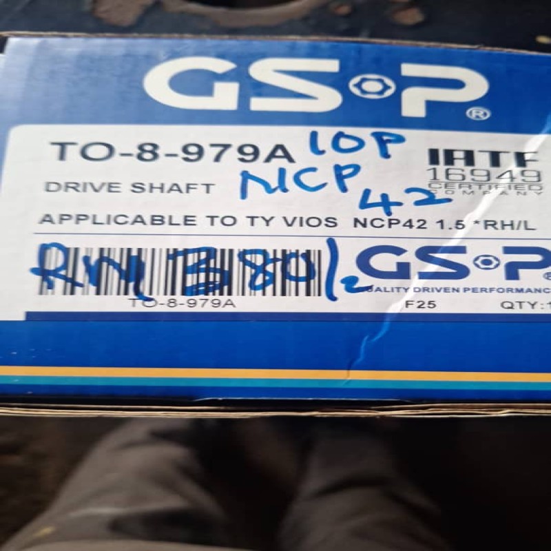 VIOS NCP42 1.5 RH/L - TO-8-979A DRIVE SHAFT