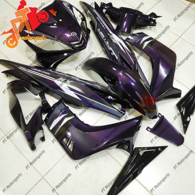 Yamaha LC 135 V1 Cover Set Body Set Jupiter MX 13 Dark Purple
