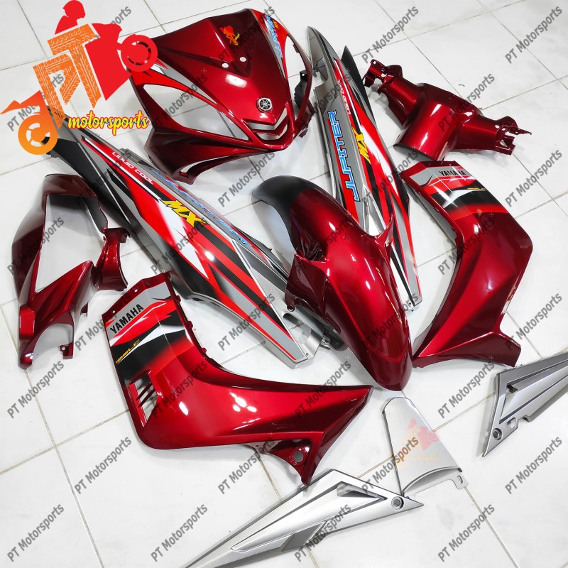 Yamaha Lc 135 V1 Body Set Cover Set DRMK Silver Merah Jupiter MX 13 Red