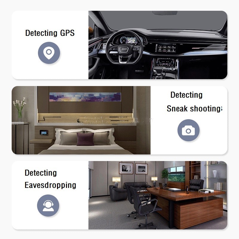 DS810 GPS Car Tracker Spy Hidden Bug Signal Detector Scanner Anti-location Anti-tracking Anti-eavesdropping Anti-sneak shooting Devices Finder